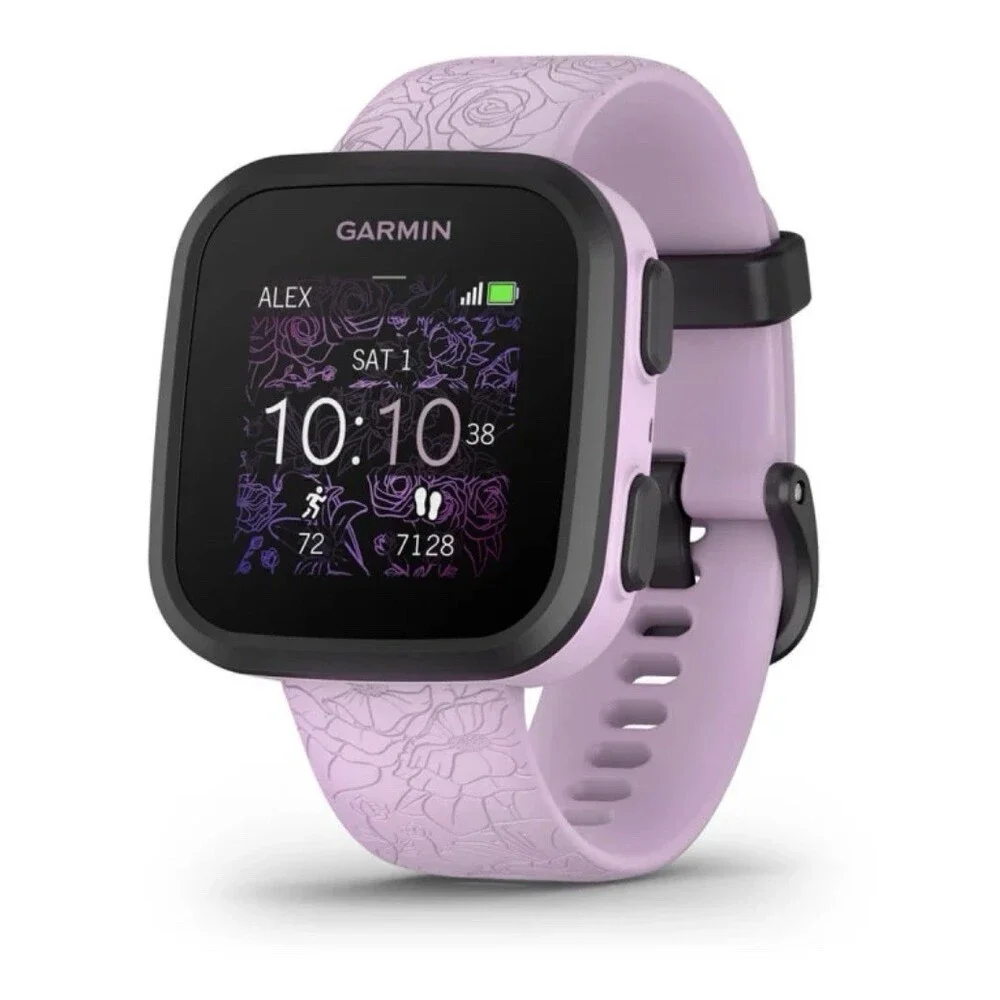 Garmin Bounce Kids Lilac Floral Watch